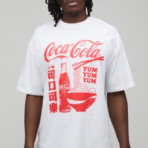 Tall Oversized Coca-Cola License Printed T-Shirt
