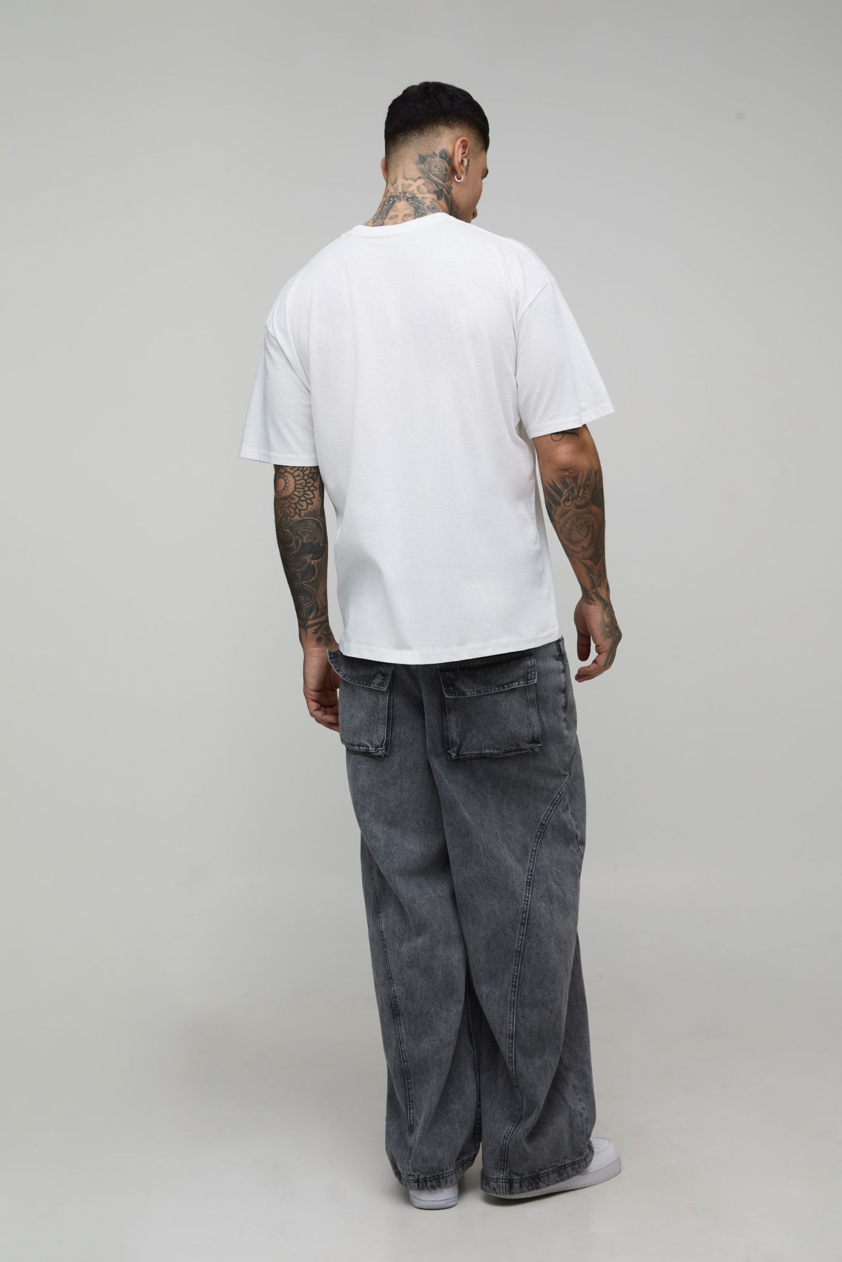 Tall Oversized Minecraft License Printed T-Shirt - Image 2