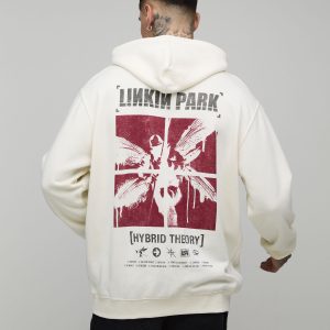 Tall Regular Fit LinkIn Park License Printed Hoodie