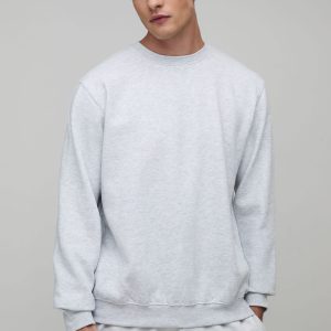 Basic Regular Fit Crew Neck Sweatshirt