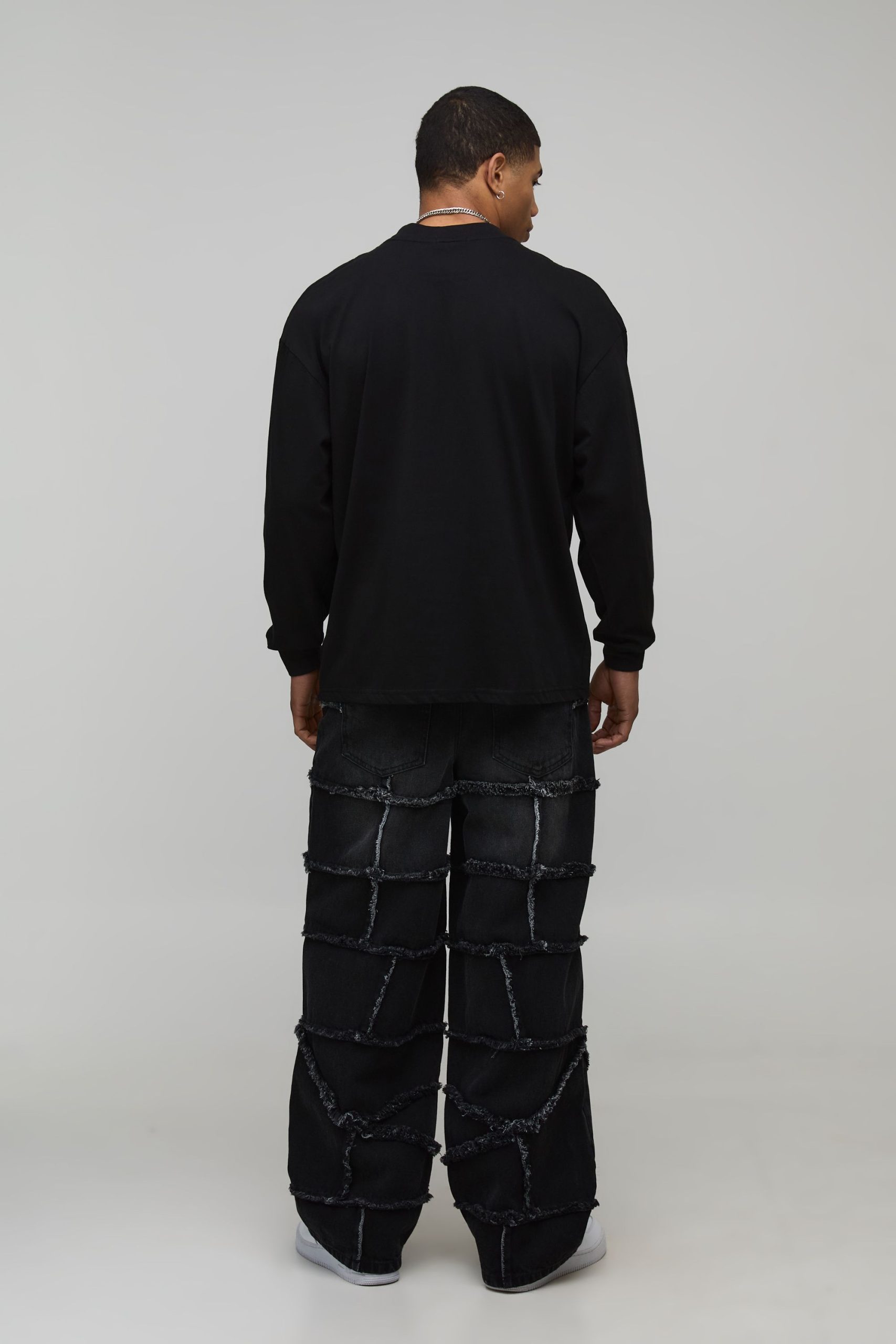 Oversized Limited Edition Gothic Printed Long Sleeve T-Shirt - Image 2