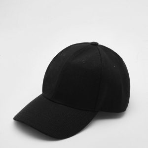 Black Plain Baseball Cap