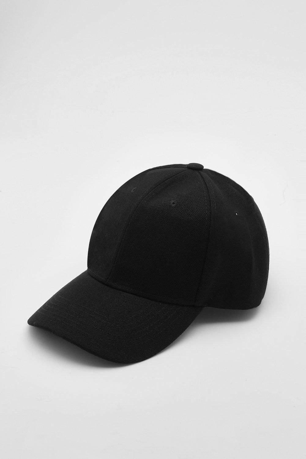 Black Plain Baseball Cap