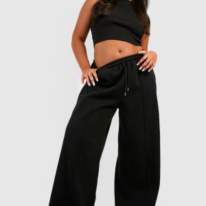 Plus Wide Leg Joggers