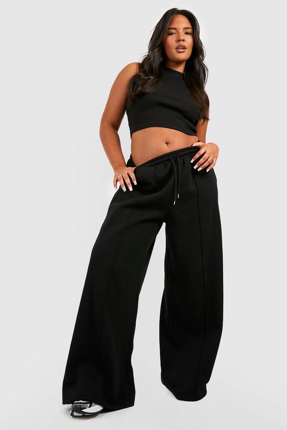Plus Wide Leg Joggers