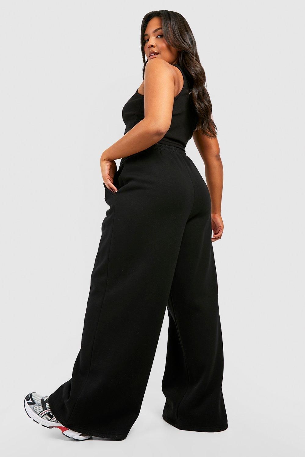Plus Wide Leg Joggers - Image 2
