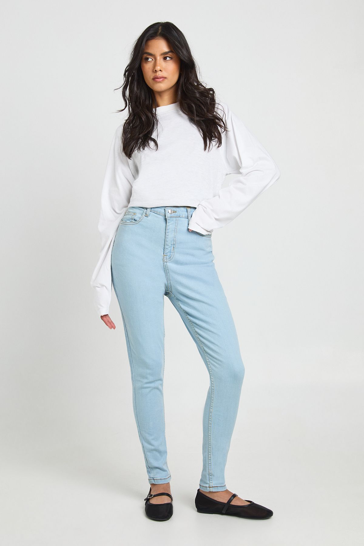 Butt Shaper High Rise Skinny Jeans