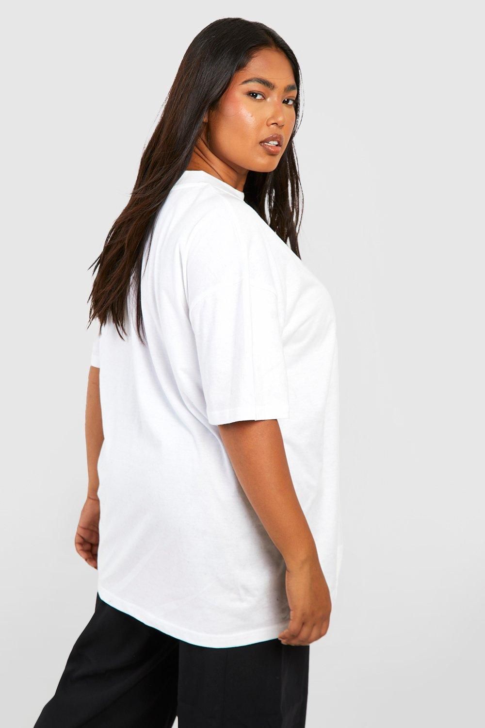 Boohoo Basics Plus 2 Pack Oversized T-shirt - Image 2