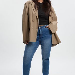 Boohoo Basics Plus Stretch Skinny Jeans