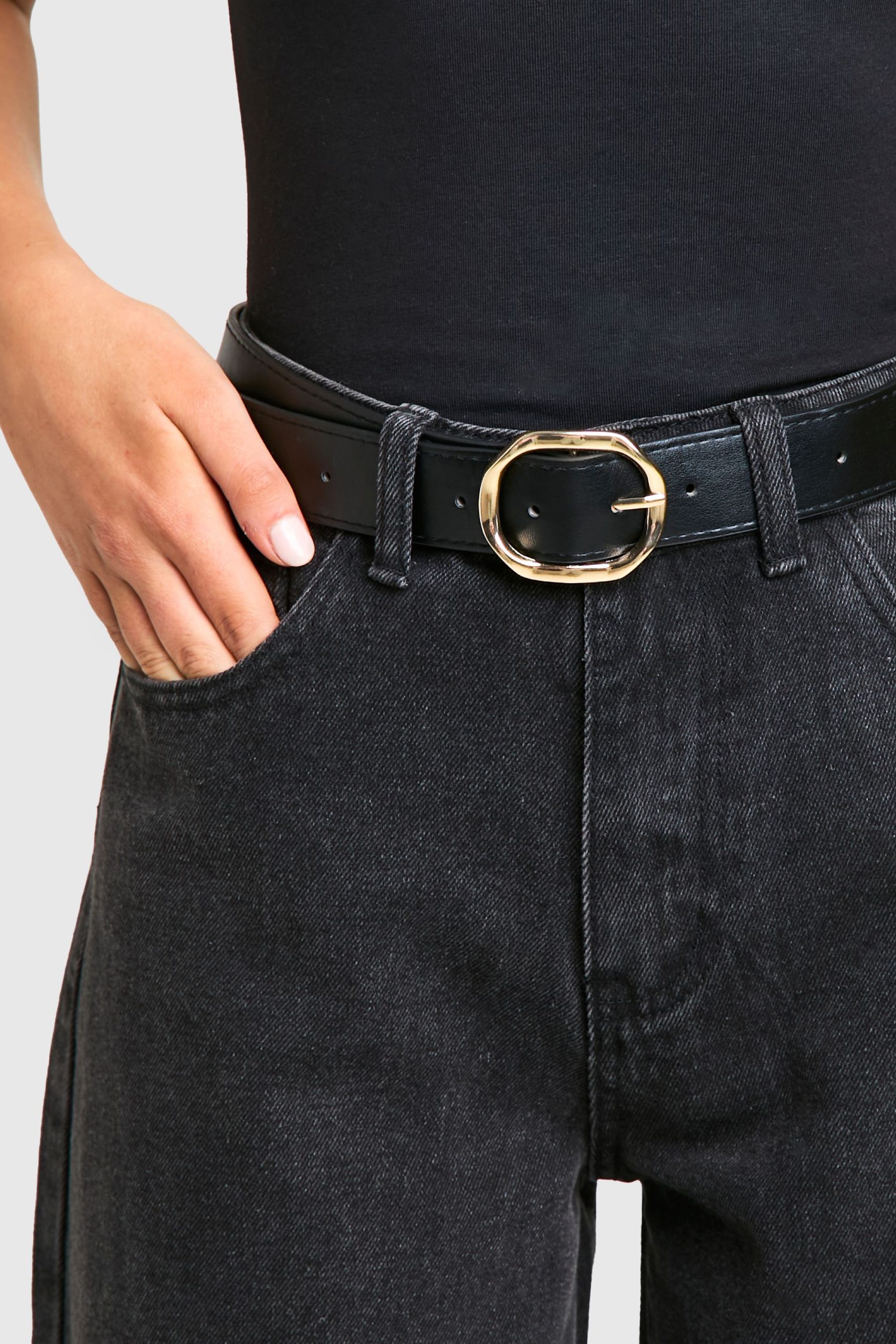 Angled Buckle Belt