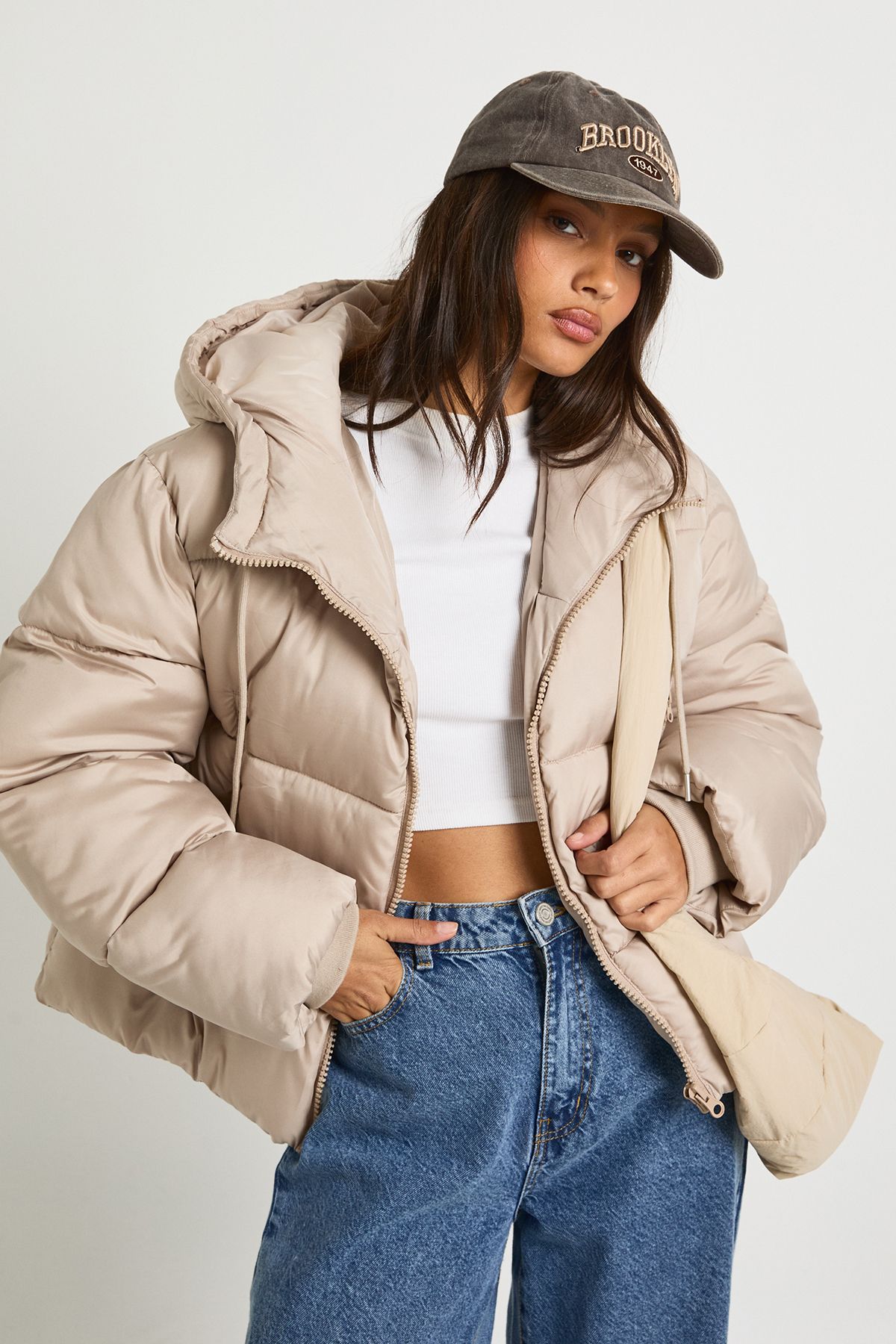 Hooded Padded Puffer Jacket