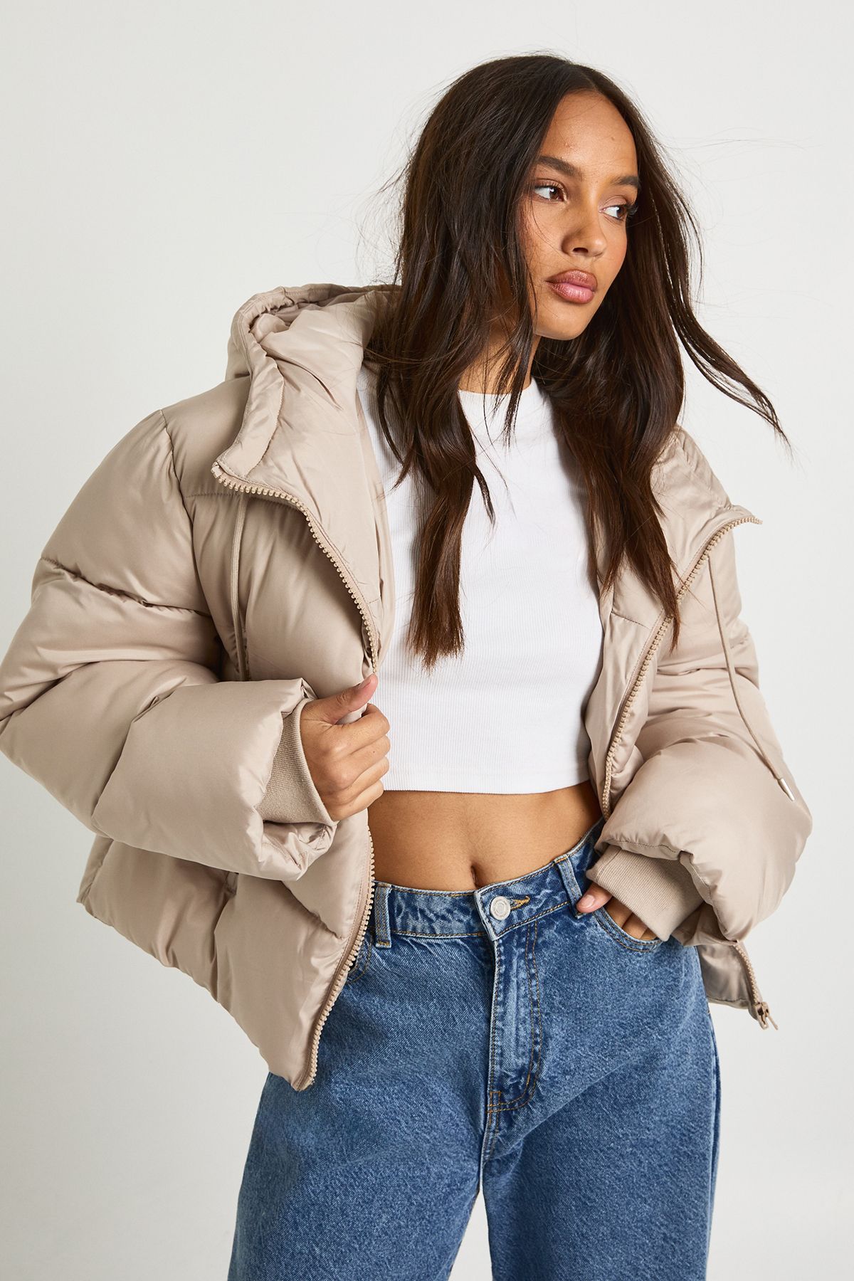 Hooded Padded Puffer Jacket - Image 3