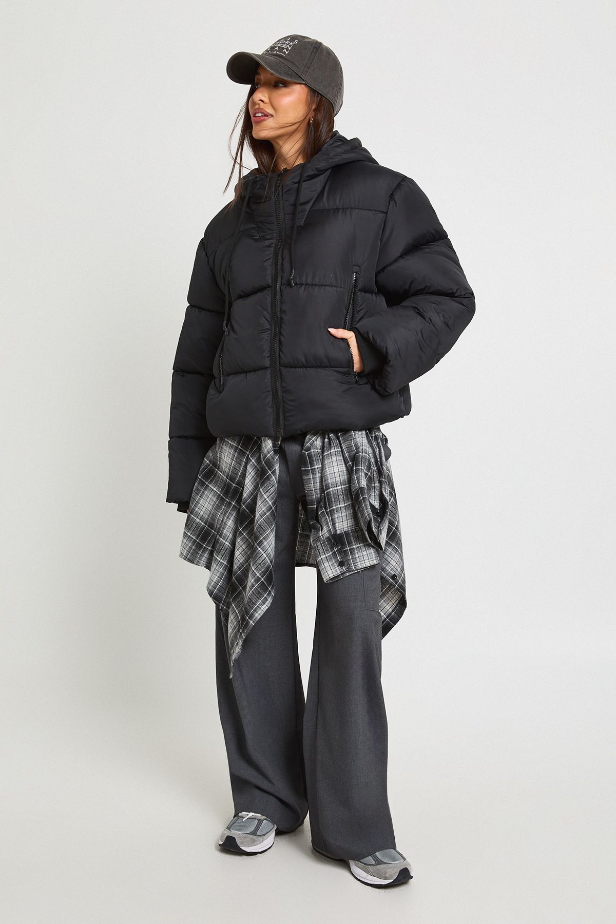 Hooded Padded Puffer Jacket