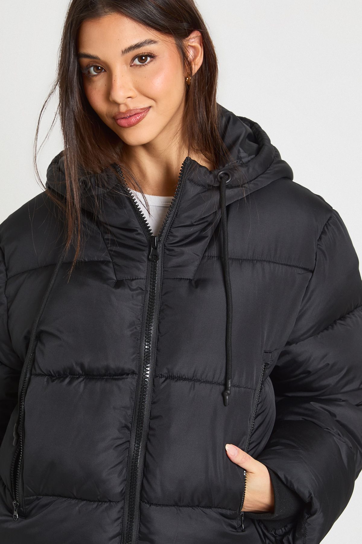 Hooded Padded Puffer Jacket - Image 4