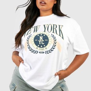 Plus New York Printed T-shirt