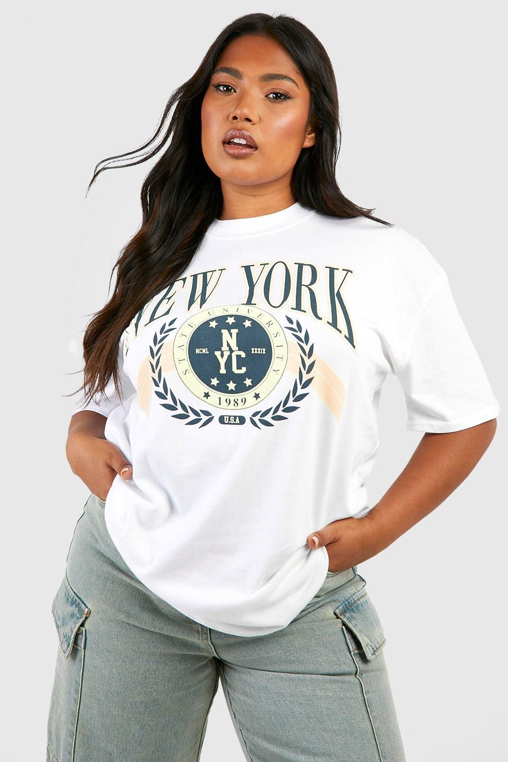 Plus New York Printed T-shirt