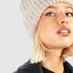 Soft Ribbed Knit Beanie