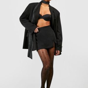 Mini Bow Detail Sheer Tights