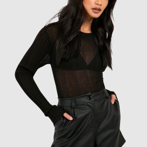 Faux Leather Look High Waisted Short