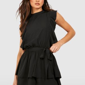 Tall Woven Ruffle Flippy Playsuit