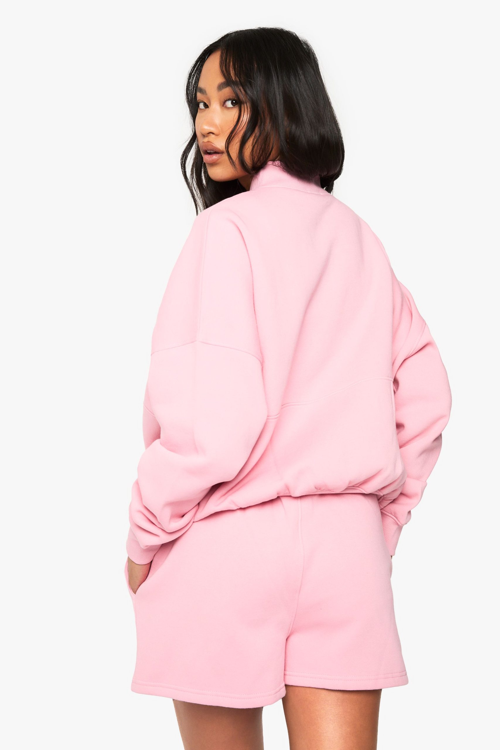 Bomber Zip Through Short Tracksuit - Image 2