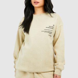 Petite Slogan Detail Short Tracksuit