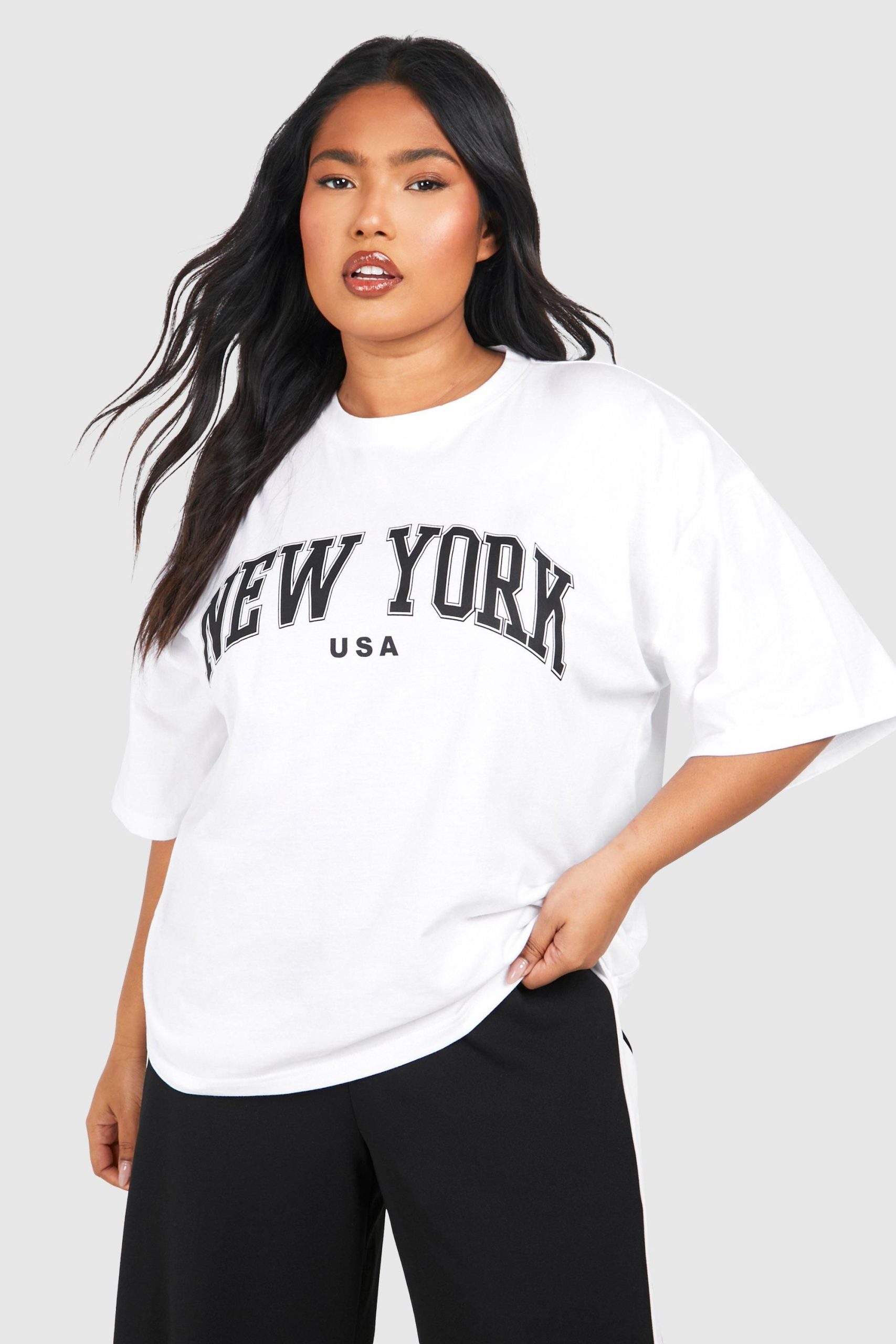 Plus New York Oversized T-Shirt - Image 3