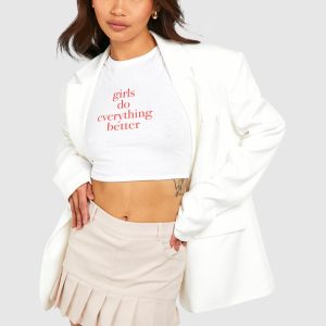 Pleated Hem Micro Mini Skort