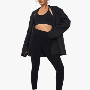 Boohoo Seamless Contour Rib Legging