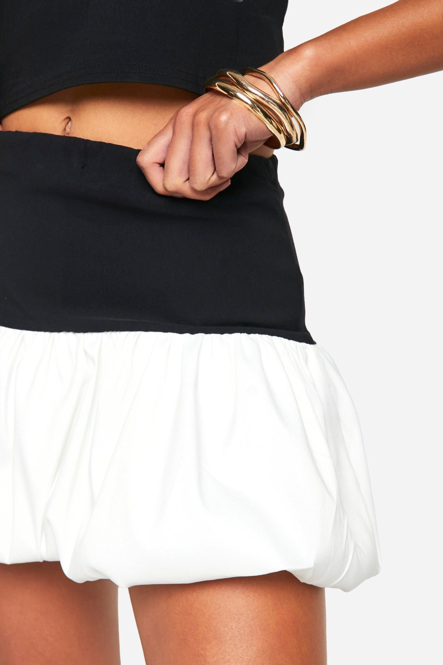 Contrast Puff Ball Skort - Image 4