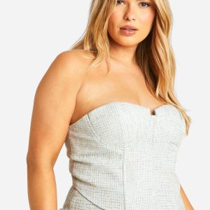 Plus Boucle Fitted Corset