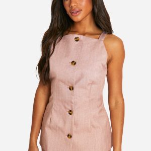 Premium Pinstripe Longline Waistcoat