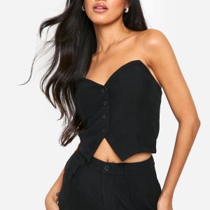 Bandeau Corset Style Waistcoat