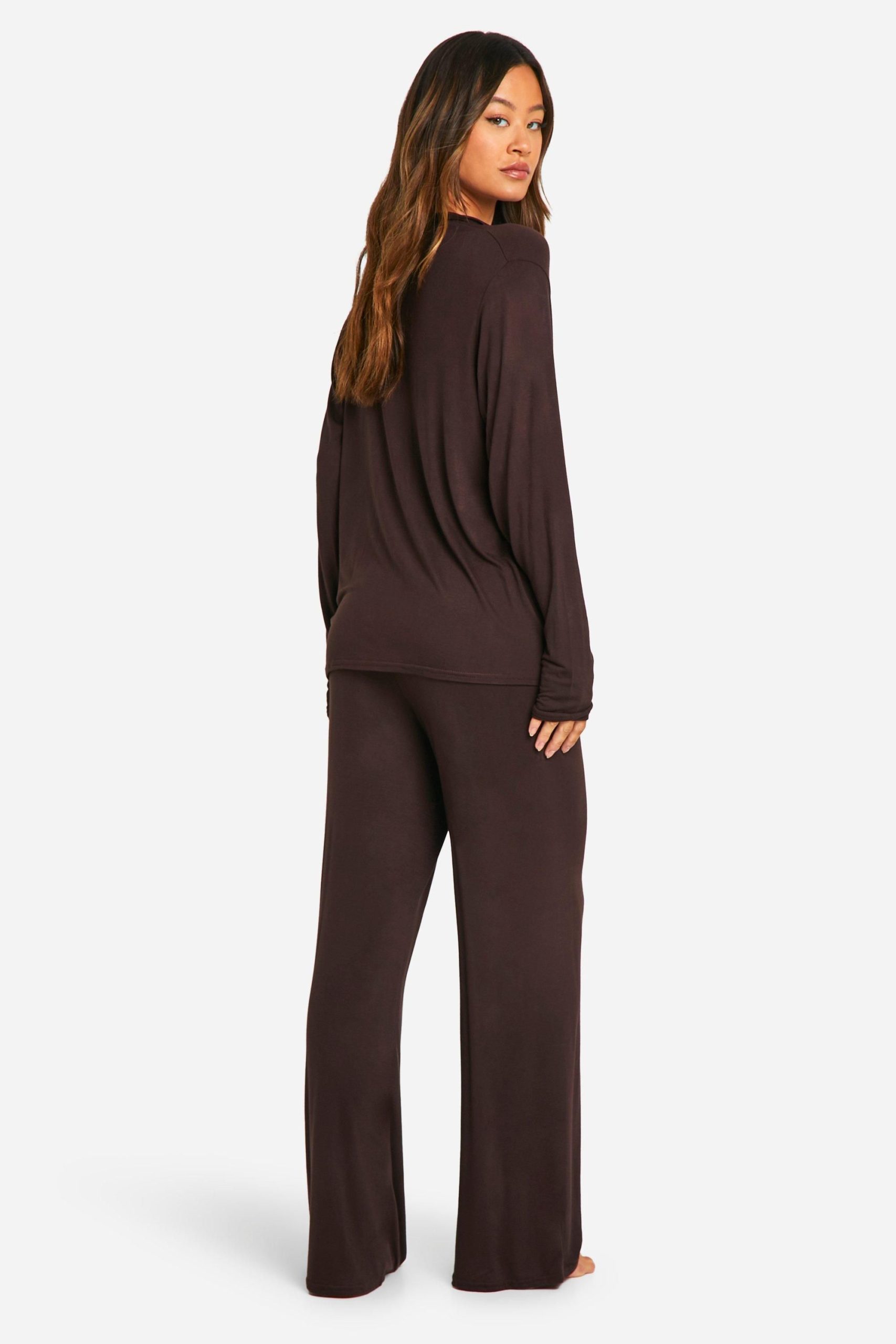 Tall Long Sleeve Shirt & Trousers Pyjama Set - Image 2