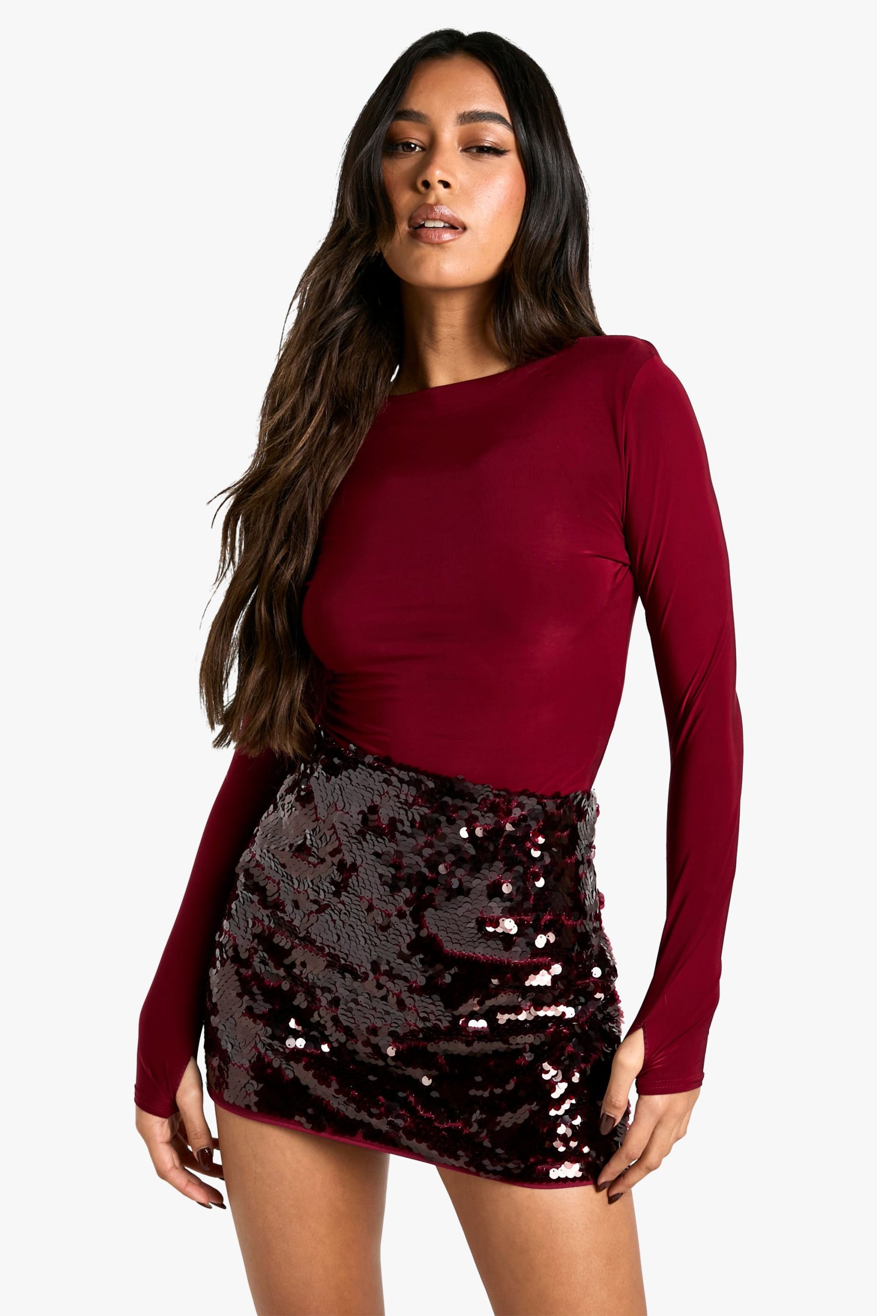 Premium Sequin Mini Skirt