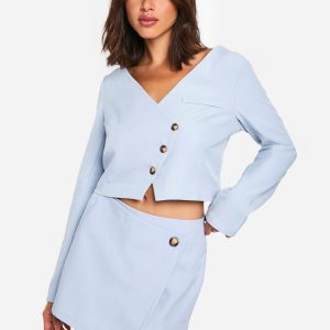 Wrap Front Tailored Skort