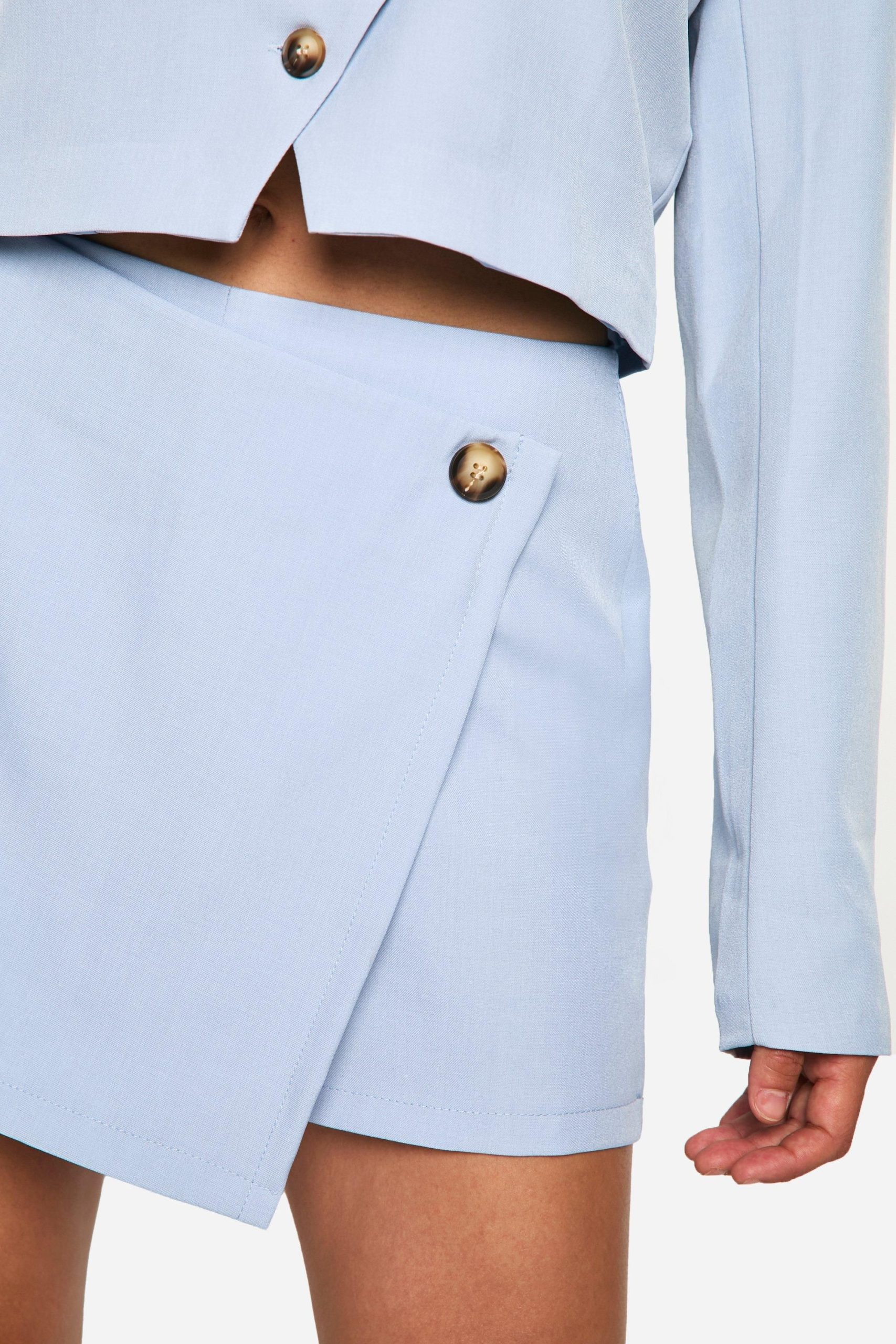 Wrap Front Tailored Skort - Image 4