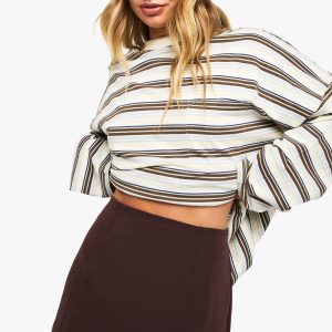 Split Front Micro Mini Skirt