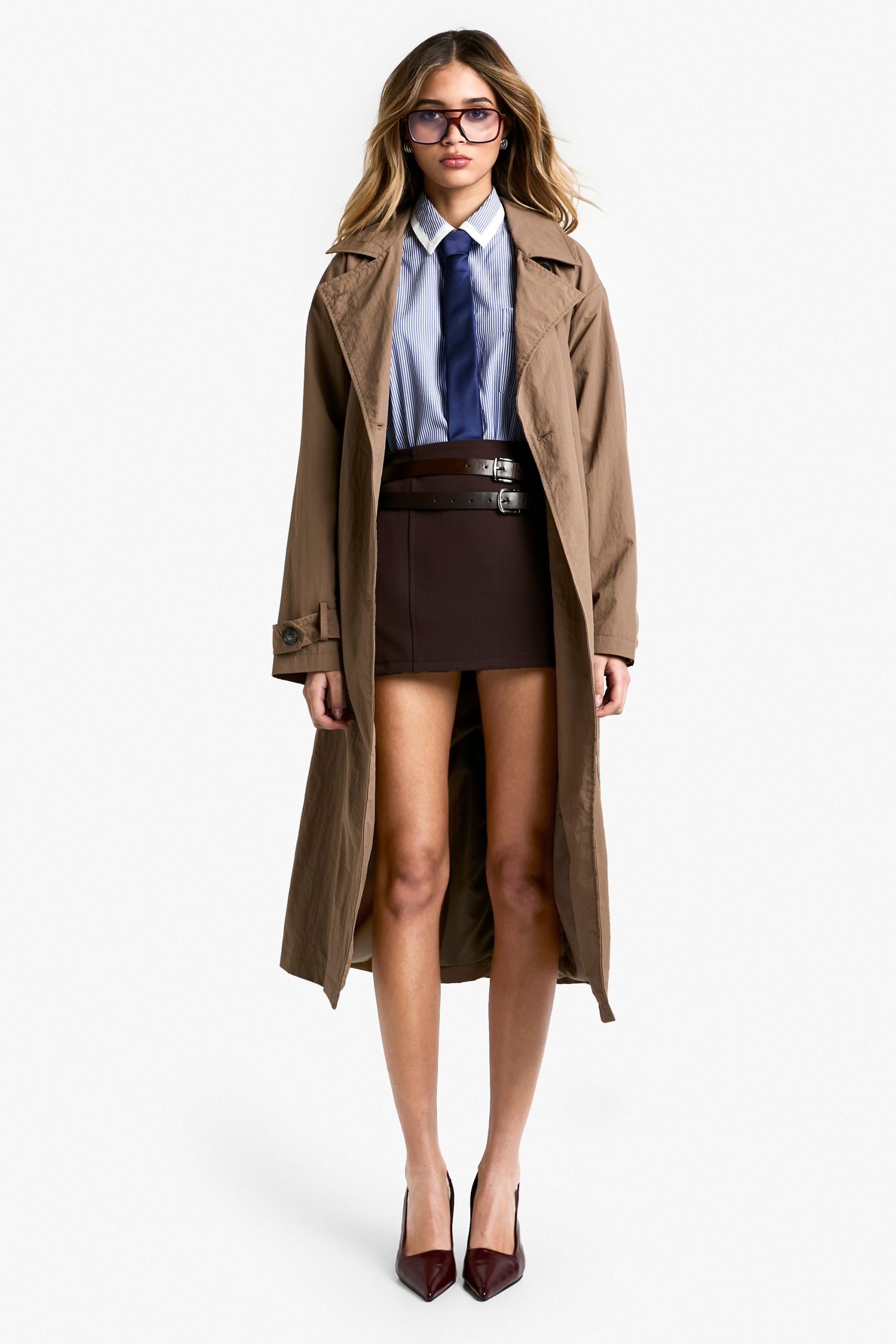 Split Front Micro Mini Skirt - Image 5
