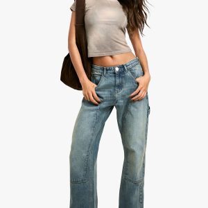 Denim Carpenter Straight Leg Jean
