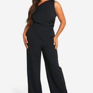Plus Asymmetric Top & Trouser Co Ord