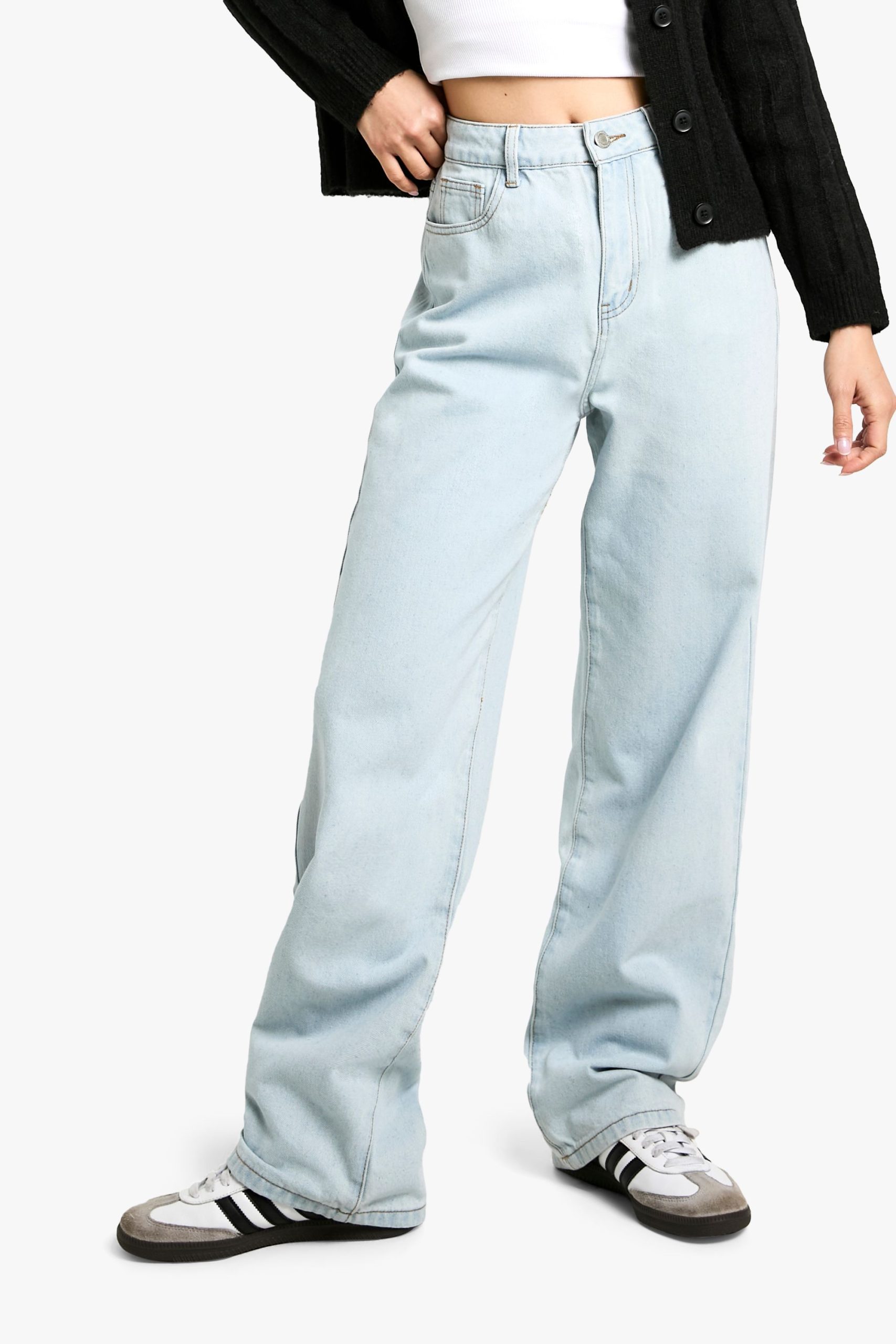 Boohoo Basics Boyfriend Jeans - Image 4