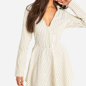 Skater Corset Shirt Dress