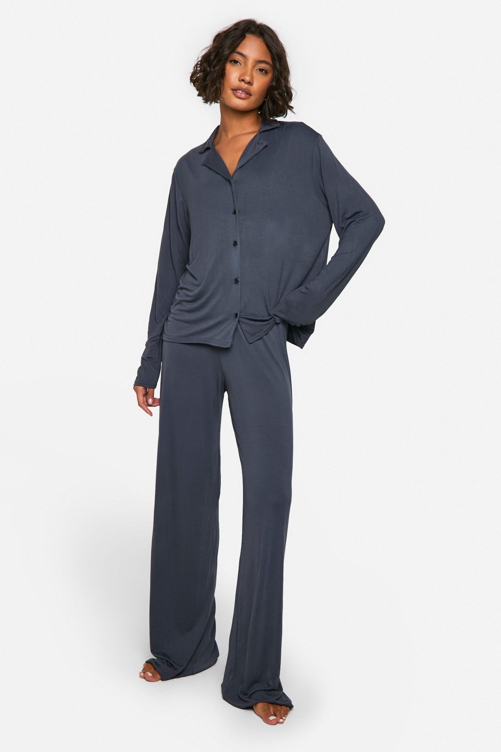 Tall Long Sleeve Shirt & Trousers Pyjama Set