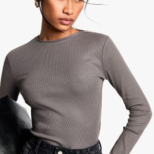 Basic 2 Pack Crew Neck Long Sleeve Bodysuit