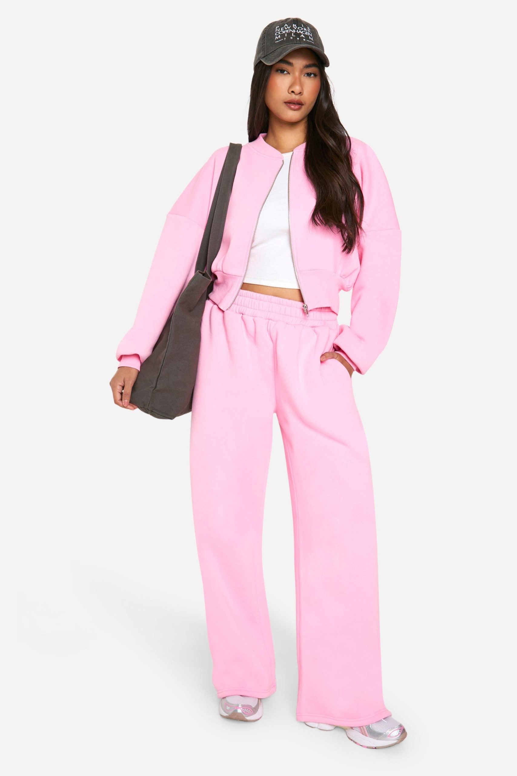 Deep Hem Zip Through Bomber Tracksuit - Image 3