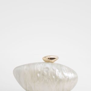 Marbled Acrylic Clutch Bag
