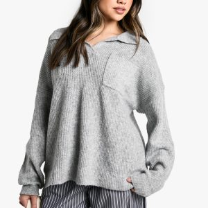 Polo Collar Jumper
