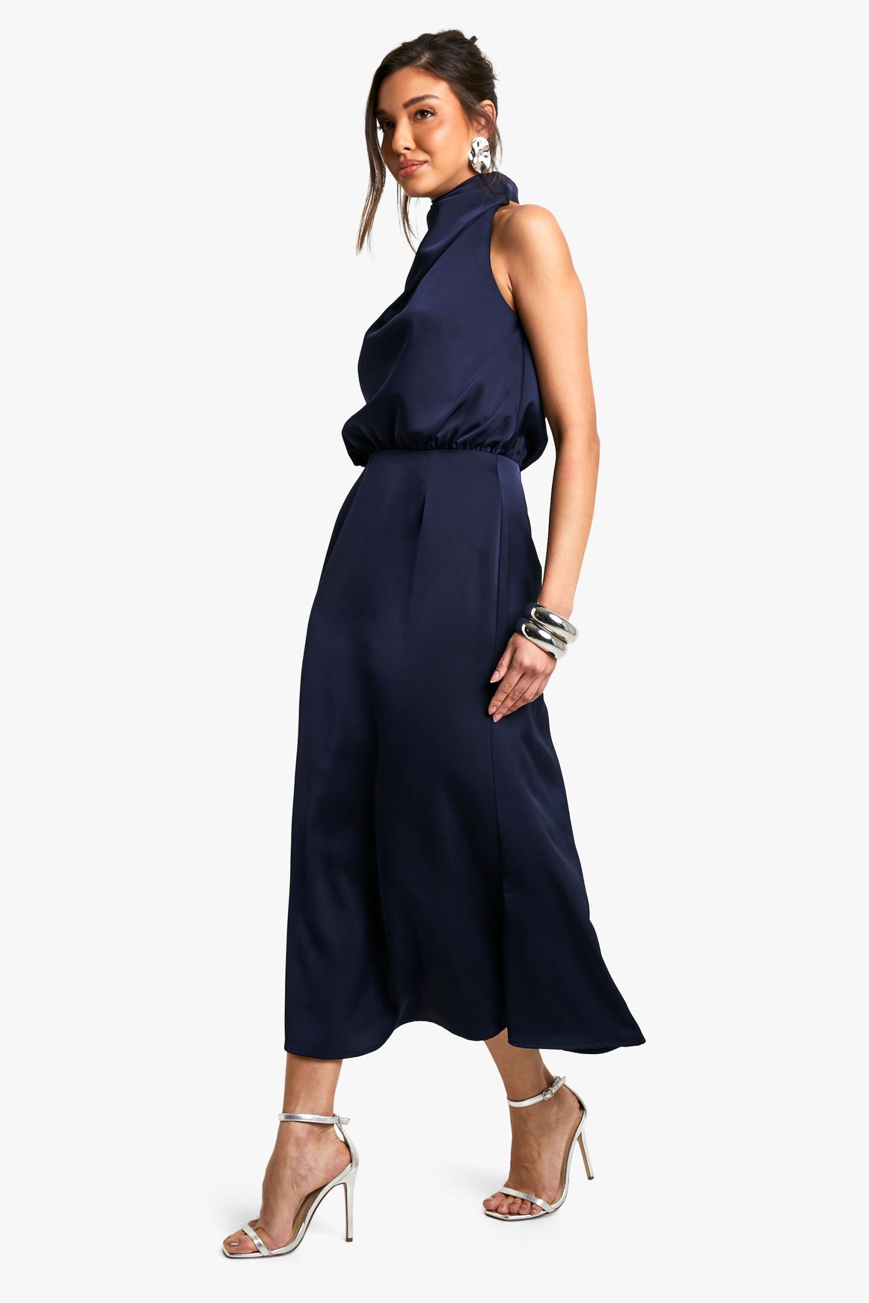 Cowl Neck Sleeveless Midaxi - Image 3