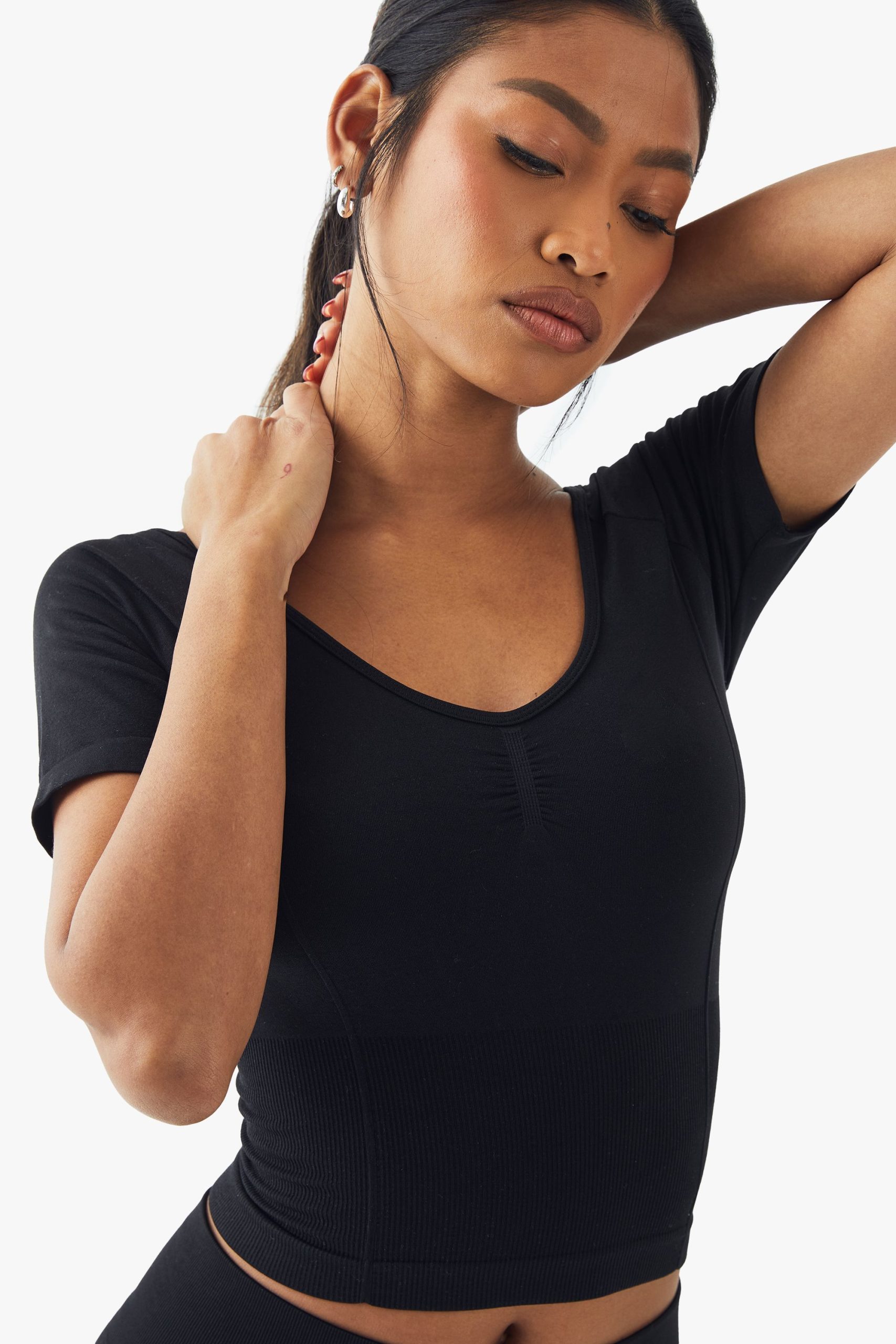 Premium Sculpt Seamless Short Sleeve Top